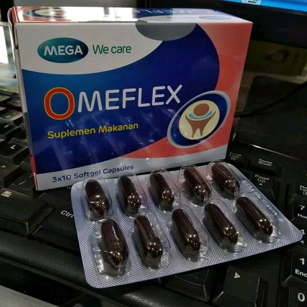 Mega We Care Omeflex 30 Kapsul Suplemen Makanan Kesehatan Persendian