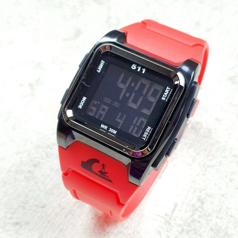 (Grosir)Jam Tangan Pria 511 Sergi Digital Strap Rubber(Terima Cod)