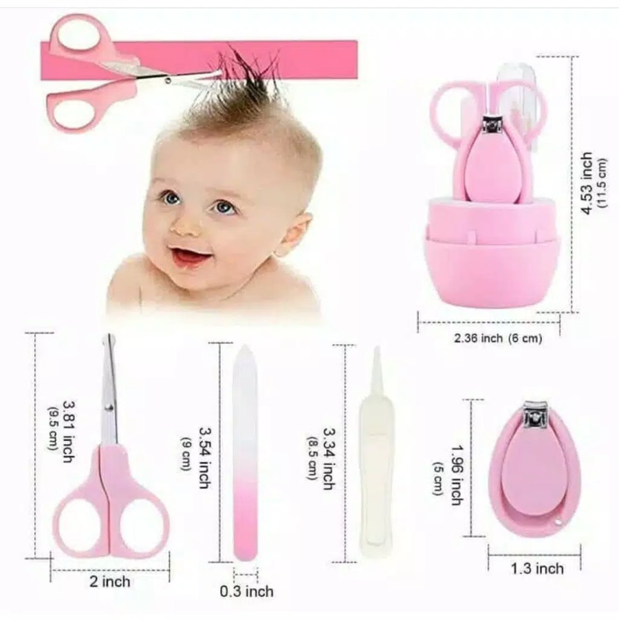 Gunting Kuku Bayi Set 4 in 1 / Manicure Set Bayi