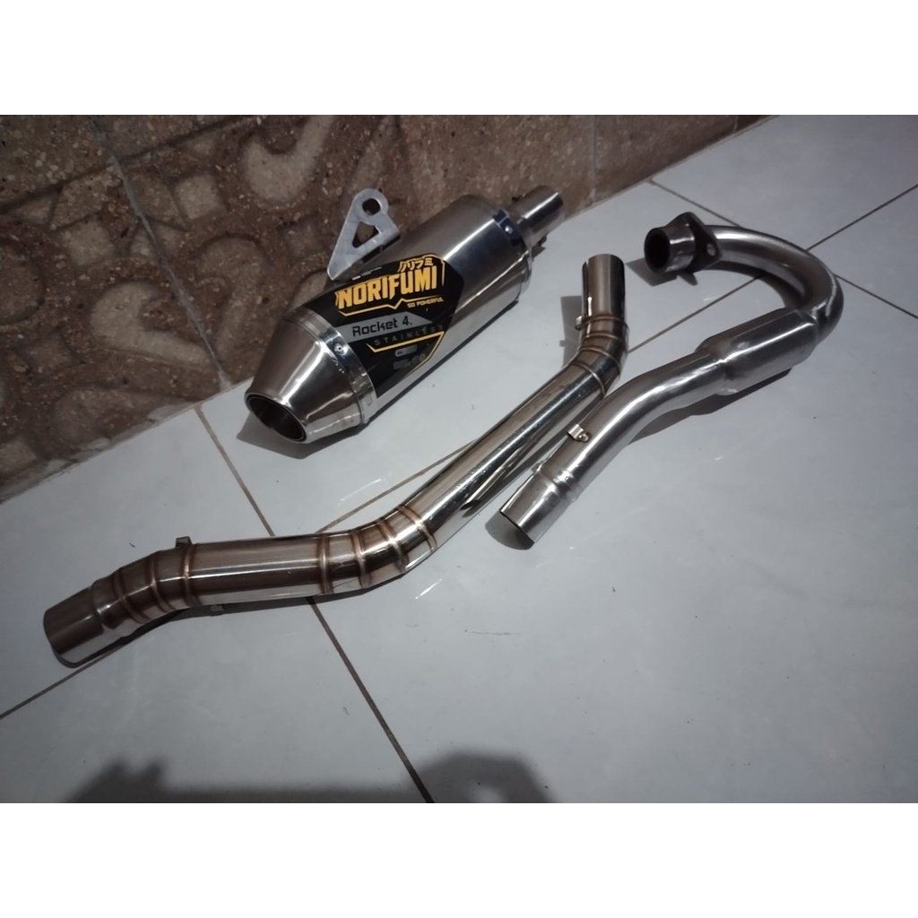 KNALPOT RACING NORIFUMI CRF150 KLX150L DTRACKER WR155 CRF150 SUARA BASS MANTAP