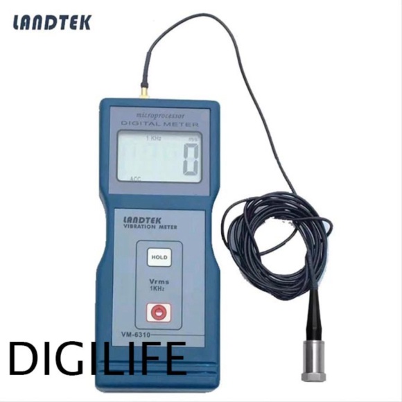 

Ready Stock Vibration Meter VM6310 Tester Gauge Landtek VM-6310 Vibrometer Getaran