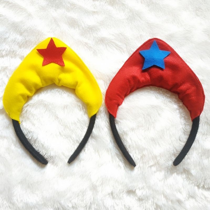 Bando Wonder Woman Headband untuk Kostum Cosplay Wonder Woman