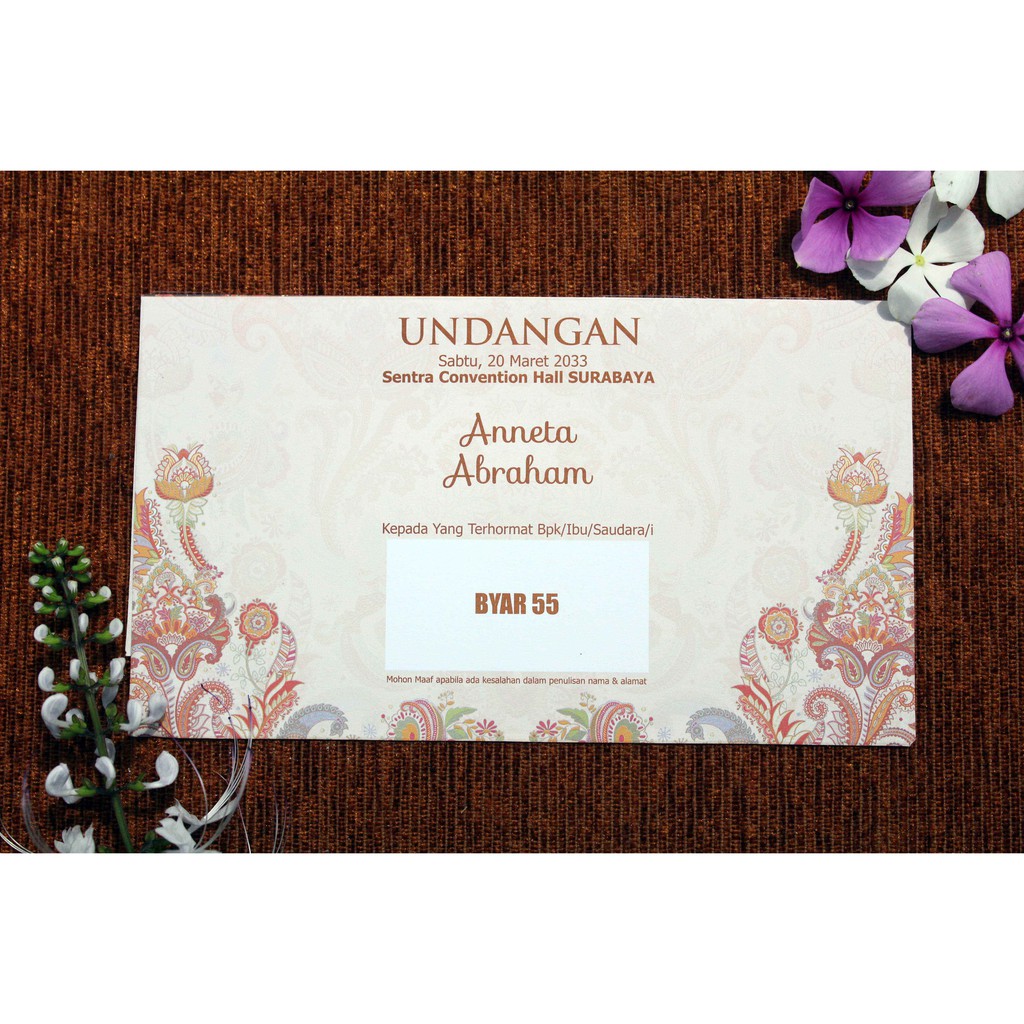 UNDANGAN PERNIKAHAN BYAR 55