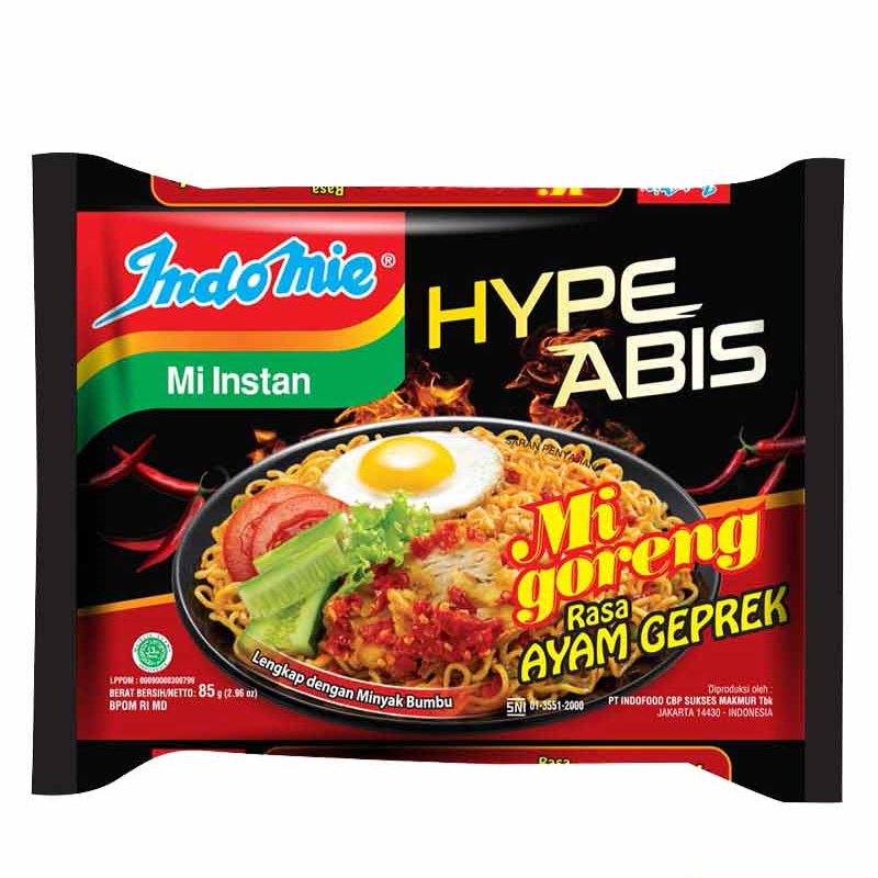 

Indomie Hype Abis Mie Instan Goreng Ayam Geprek 85G