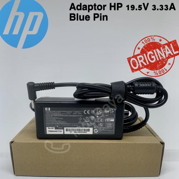 Adaptor Cas Charger Laptop Original HP 14 Envy Pavilion 19V 3.33A