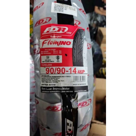Ban Fdr Flemino 90/90-14 Tubeless Matic