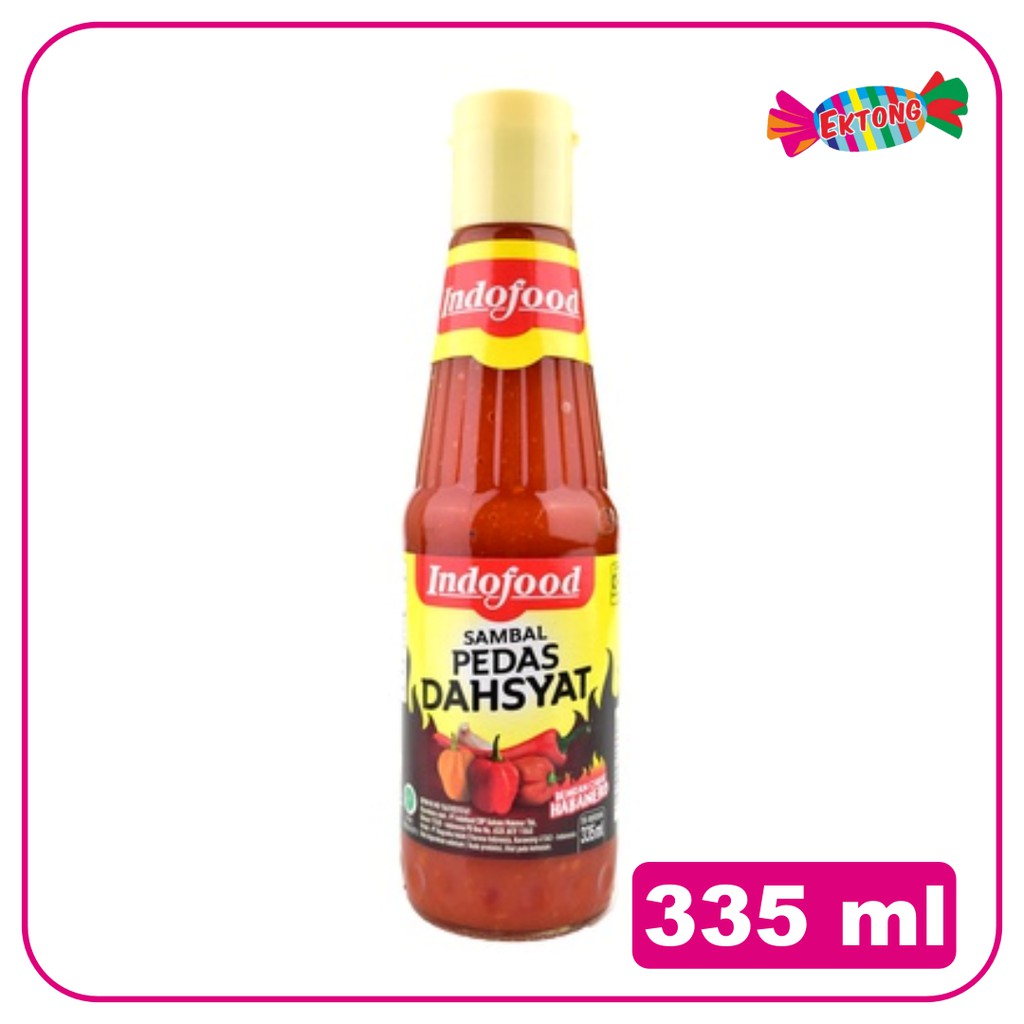 

INDOFOOD SAMBAL PEDAS DASHYAT 335 ML