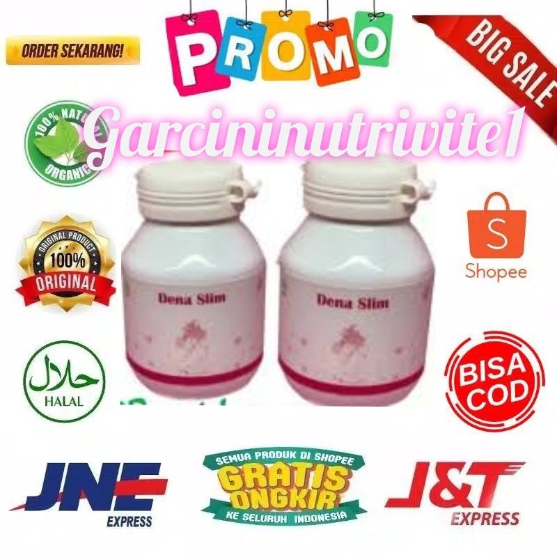 ( Terlaris ) Dena Slim Original - Pelangsing Badan Herbal - Obat Diet & Kurus Mengatasi Perut Buncit