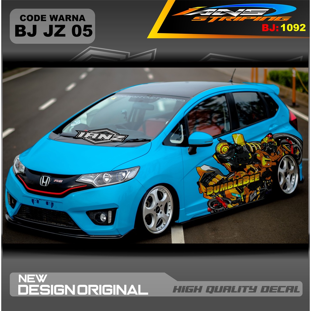 DECAL STICKER MOBIL JAZZ / STIKER MOBIL BRIO / DECAL STIKER MOBIL SWIFT / STIKER MOBIL TOYOTA / DECAL STICKER MOBIL / STIKER YARIS AYLA