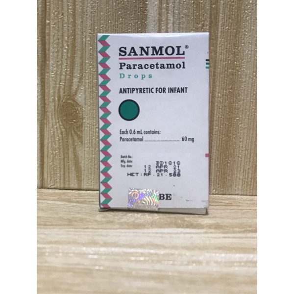 Sanmol Drops 15 ml | Paracetamol | Meredakan Demam dan Nyeri