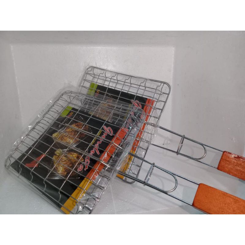 ALAT PANGGANG JEPIT STAINLESS GUNDUAOTA /panggangan ikan stainless