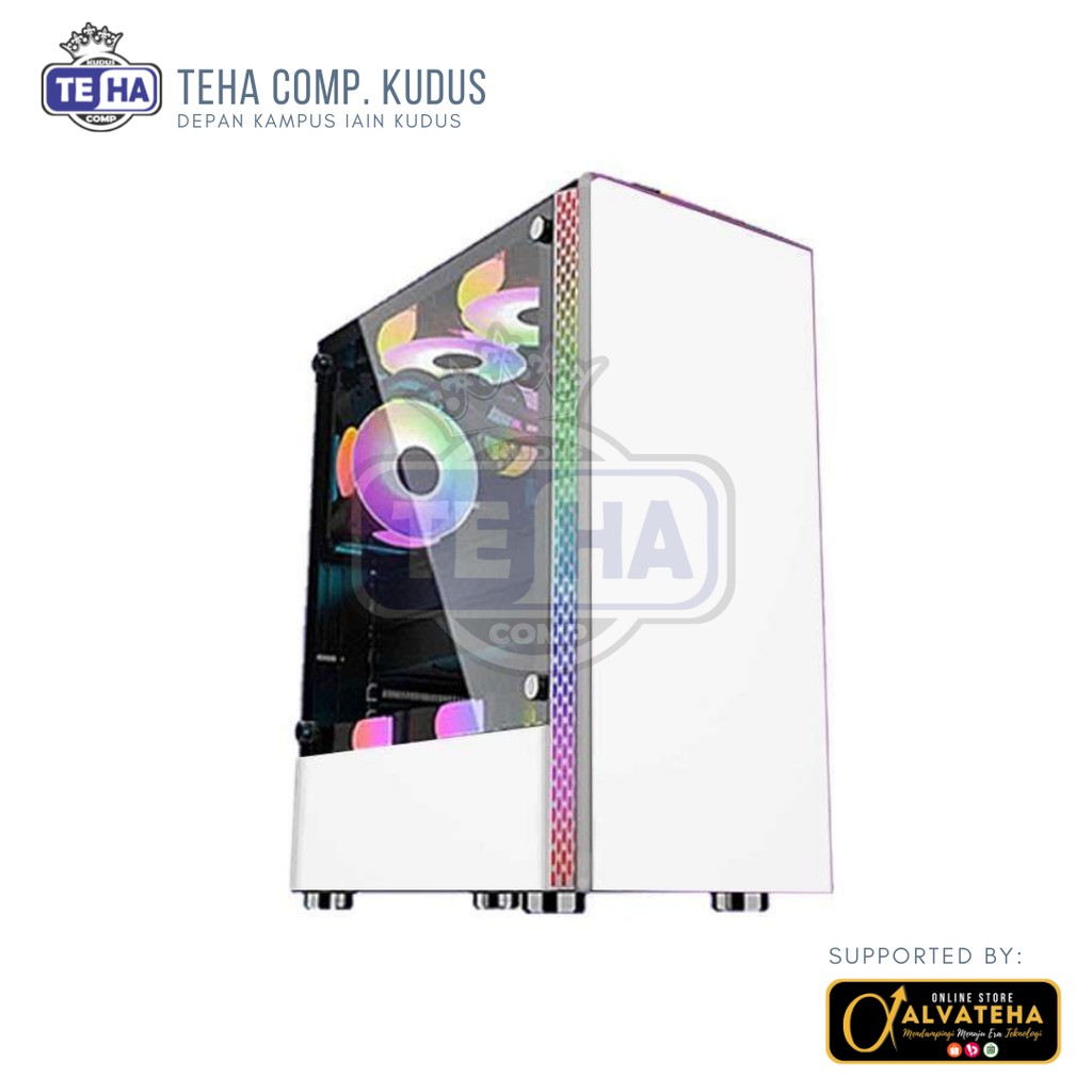 Casing PC Gaming Tanpa Power Supply Simbadda BG11 Casing CPU Gaming