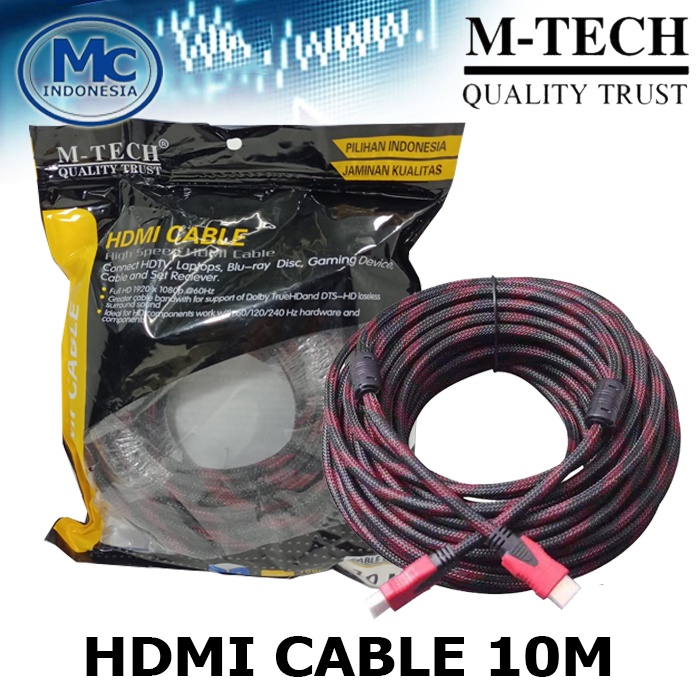 KABEL HDTV 10M SERAT JARING HDTV TO HDTV 10M