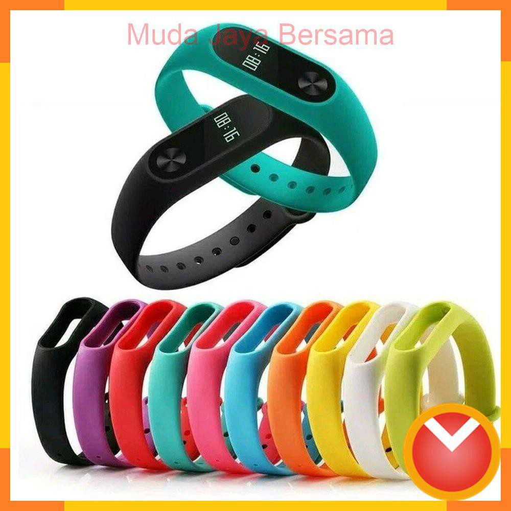 STRAP GELANG KARET XIAOMI MI BAND 2 GELANG KARET JAM TANGAN MI BAND 2 XIAOMI