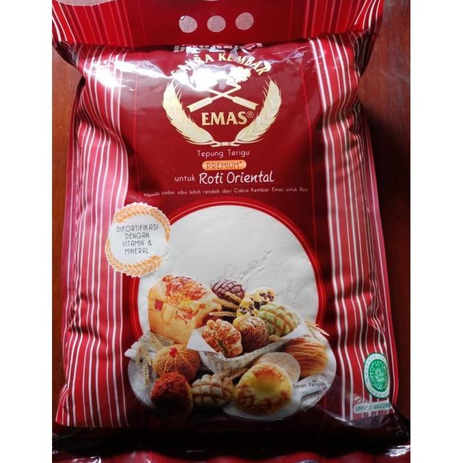 

[COD] TEPUNG CAKRA KEMBAR EMAS ROTI ORIENTAL 5kg cakra mas premium [COD]