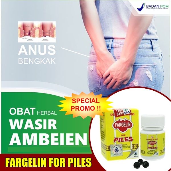 PROMO Obat wasir ambeyen herbal cina ampuh fargelin for piles obat wasir 60 pil bpom obat wasir bab 
