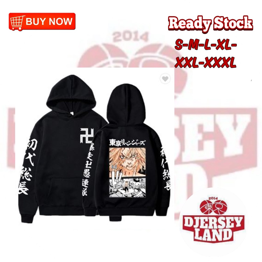 HOODIE ANIME TOKYO REVENGERS JAKET HODIE PRIA KEKINIAN