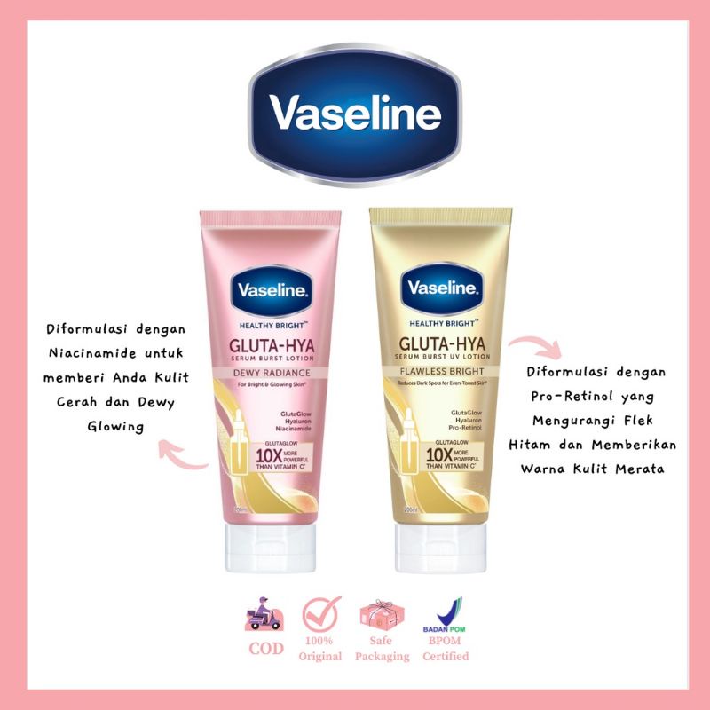 Vaseline Gluta Hya Thailand Original 200ml