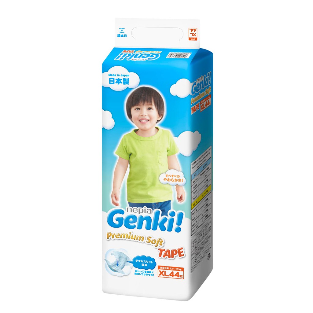 Nepia Genki Premium Soft Tape XL 44