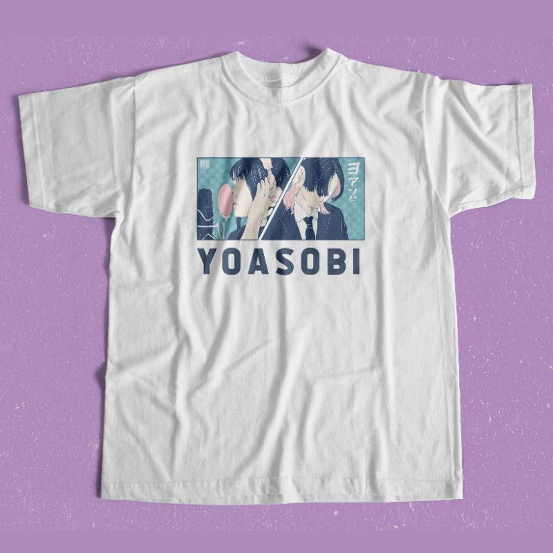 Kaos Jepang Pria Wanita Unisex, Kaos Band Jepang, Kaos Yoasobi