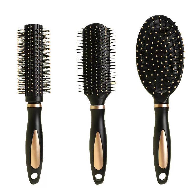 ED - SISIR RAMBUT ANTI KUSUT HITAM PREMIUM / SISIR ANTI KUSUT / SISIR PIJAT KESEHATAN PREMIUM QUALITY-6