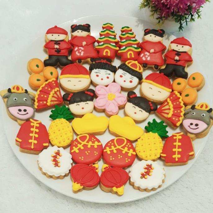 

Kue Kukis Cookies Kering Karakter Character Natal Lebaran Imlek