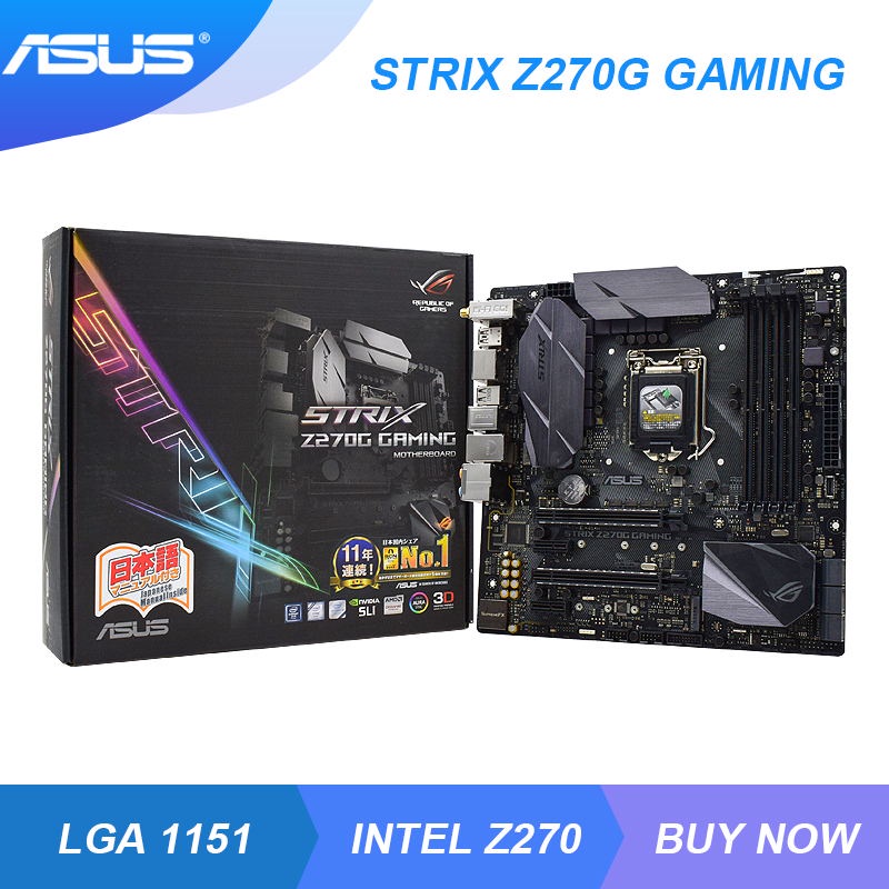 Jual PREORDER ASUS ROG STRIX Z270G GAMING Motherboard Set 1151