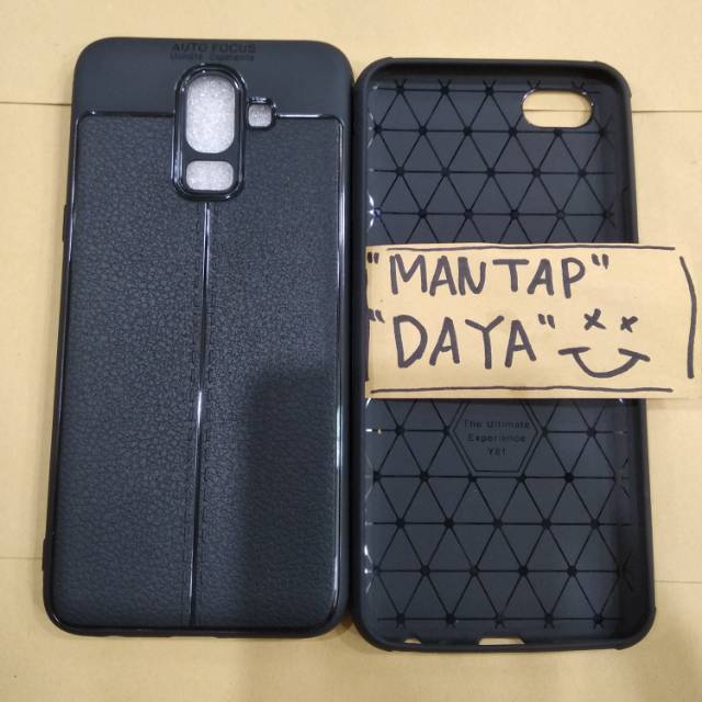 Autofocus Samsung J8 / Leather Case Samsung J8 / casing Samsung J8 2018 bisa cod