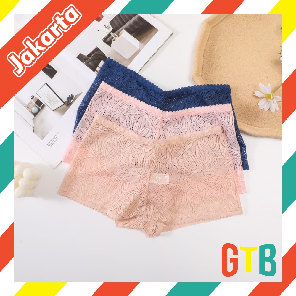 ❤GTB❤ Celana Dalam Wanita Briefs Elastis Celana Dalam Renda B086