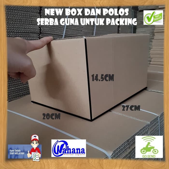 

Jual Kardus Ukuran27x20x14.5 Murah