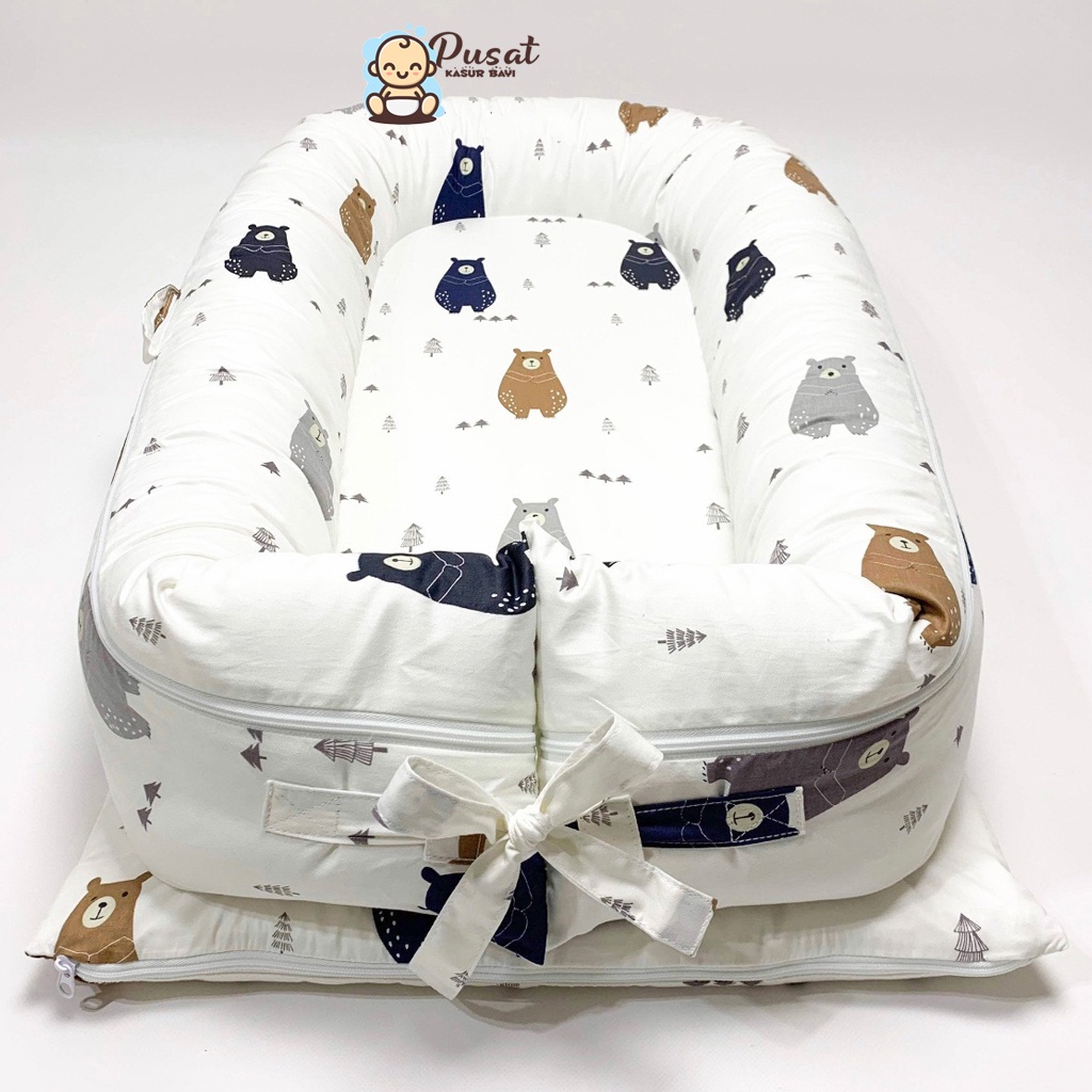 ( SARUNG BISA DI LEPAS ) KASUR BAYI BABY NEST SET BEDCOVER