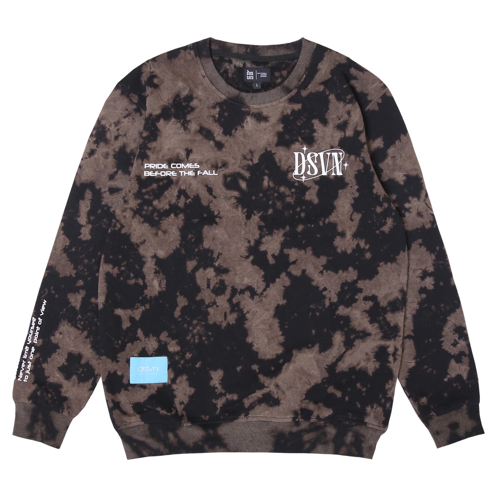 DSVN - Crewneck Outerwear Pria Tie dye - Zahsk