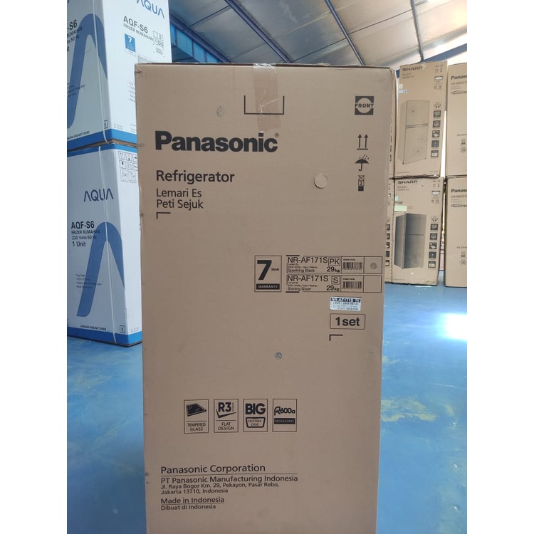 KULKAS PANASONIC NRAF 171 SPK LEMARI ES 1 PINTU NRAF171SPK