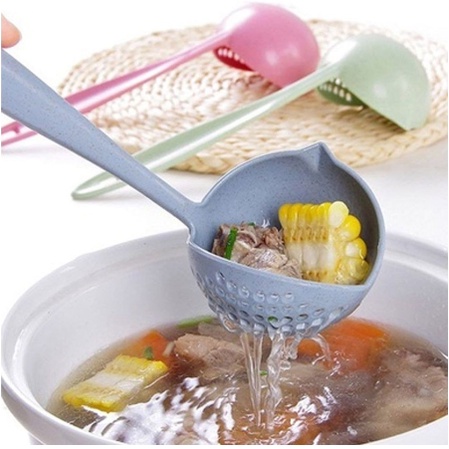 Centong Sayur 2in1 Sendok sayur Sop Kuah / Sendok Saringan Sayur Centong Saringan