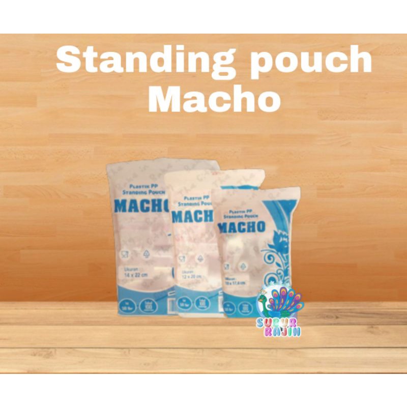 Standing Pouch Macho 20 x 29cm