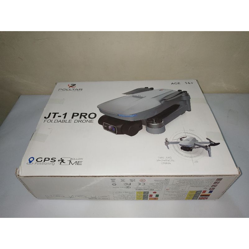 Drone Polltar JT-1 Pro GPS 2-Axis Gimbal 4K Camera - 2 Battery