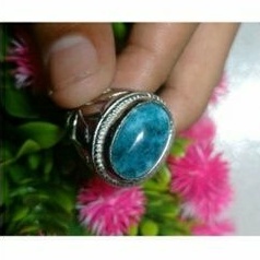 batu cincin bacan elektrik ring titanium alpaka