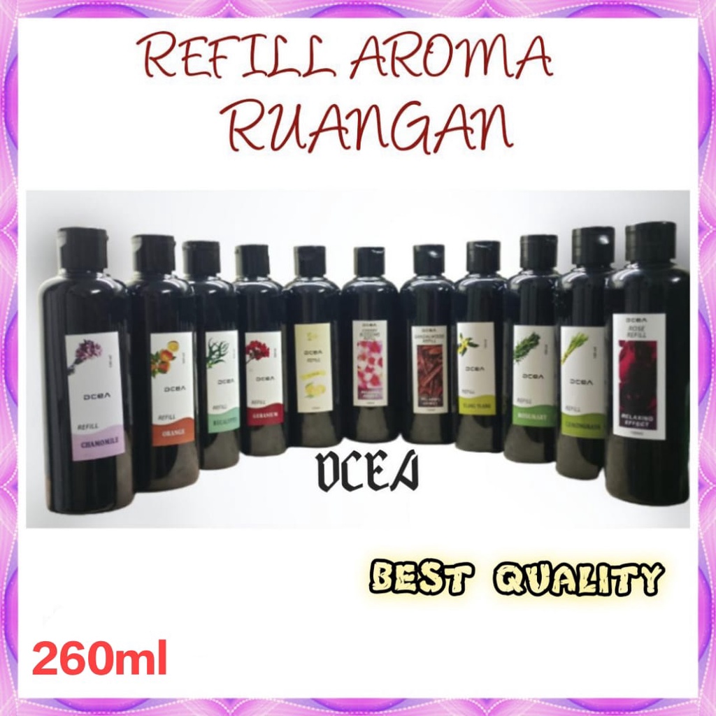 Refill DCEA Formula Parfum Ruangan Mobil 260ML Refill Premium  Aroma Reed Difuser Pengharum Ruangan Cair Harga Termurah 100ml Pewangi