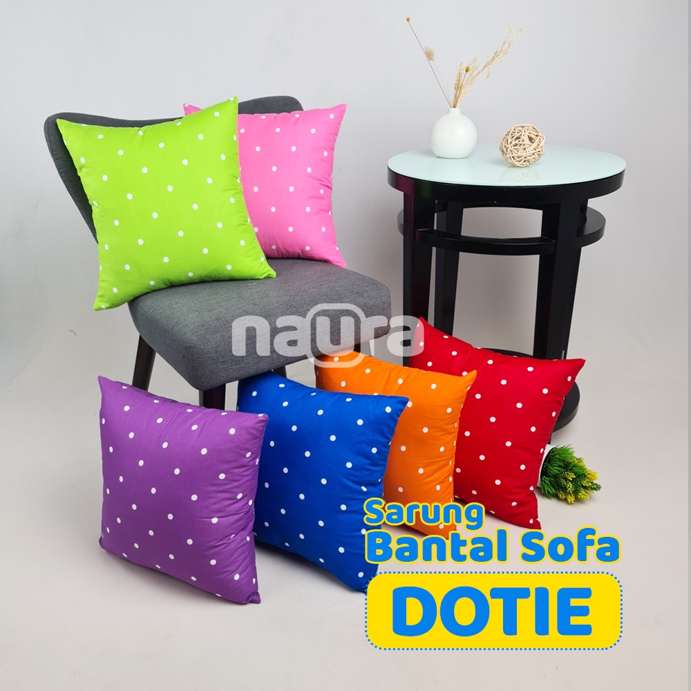 [MOTIF POLKADOT] Sarung Bantal Sofa