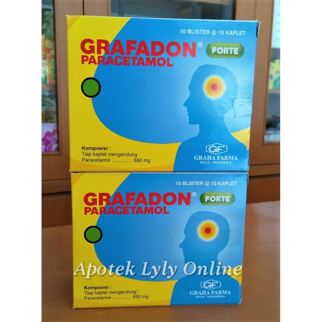 Grafadon Forte Paracetamol 650 mg Box 100 Tablet