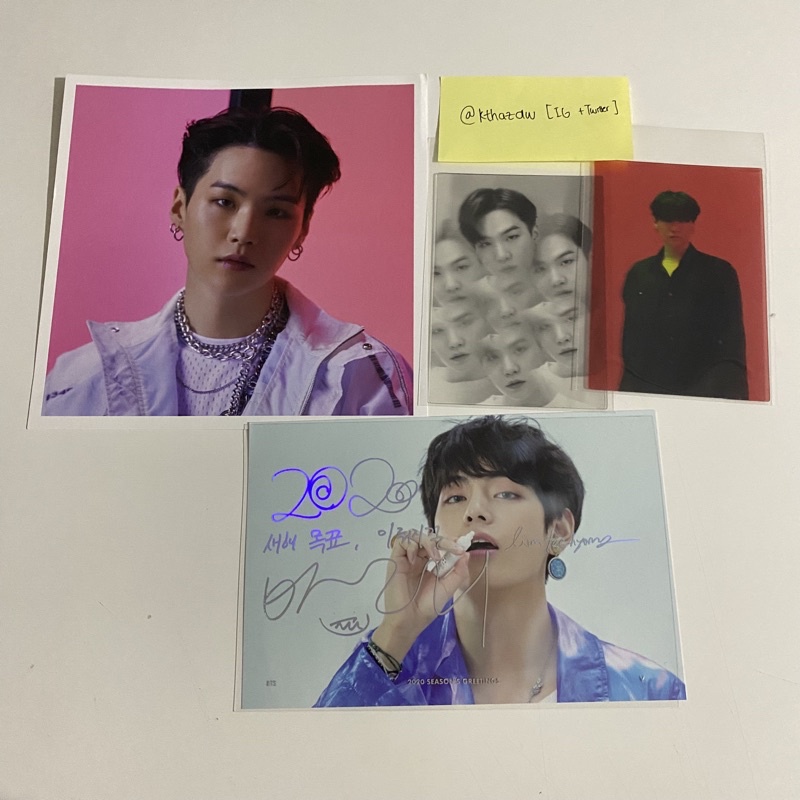 MEMBER SET MCB YOONGI + SG 20 TAEHYUNG