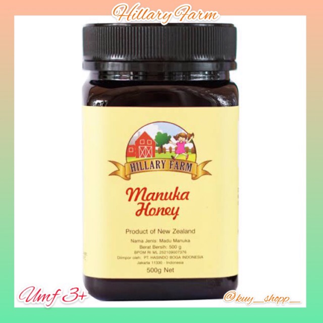 

Manuka Honey Hillary Farm Umf 3+ | Hillary Farm | Madu Manuka Hillary Farm