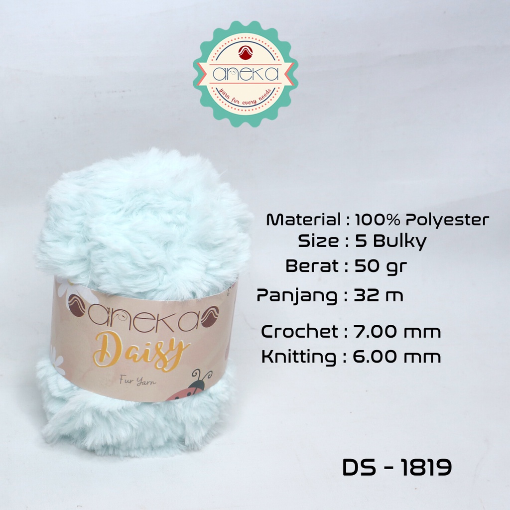 Benang Daisy / Bulu / Faux Fur Yarn 50 gr - 1819