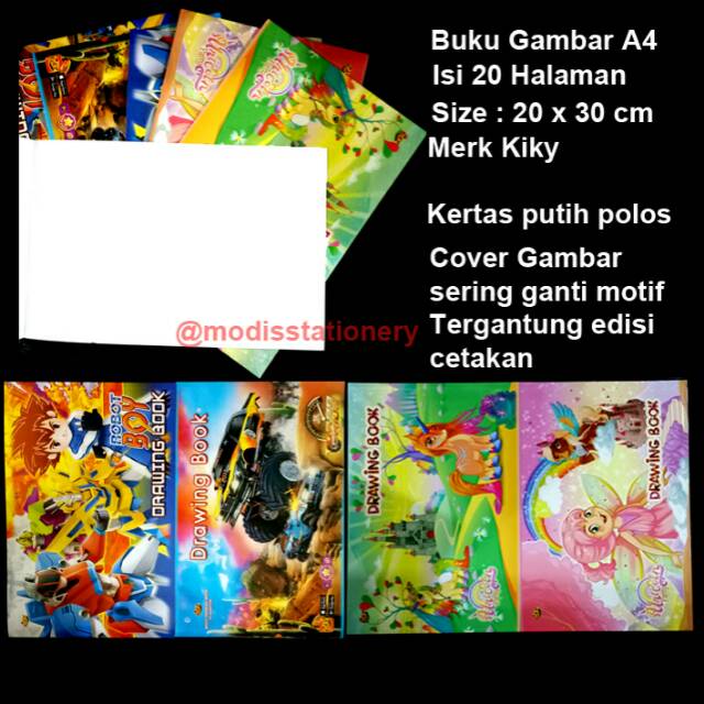 Jual Buku Gambar A4 Kiky Shopee Indonesia 7863