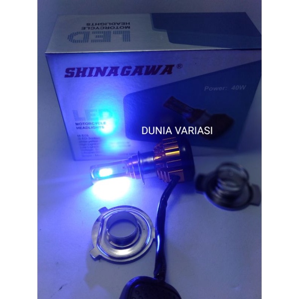Lampu LED 3sisi 3warna shinagawa Lampu led motor H6 H4 kipas