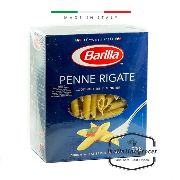 

pasta-aneka- barilla penne rigate/pasta penne rigate 500gr -aneka-pasta.