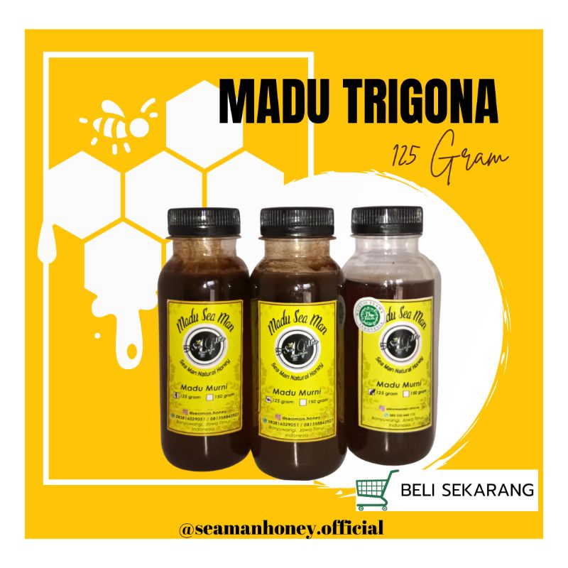 

❤Seaman Honey❤ Madu Klanceng/Trigona 125 gram