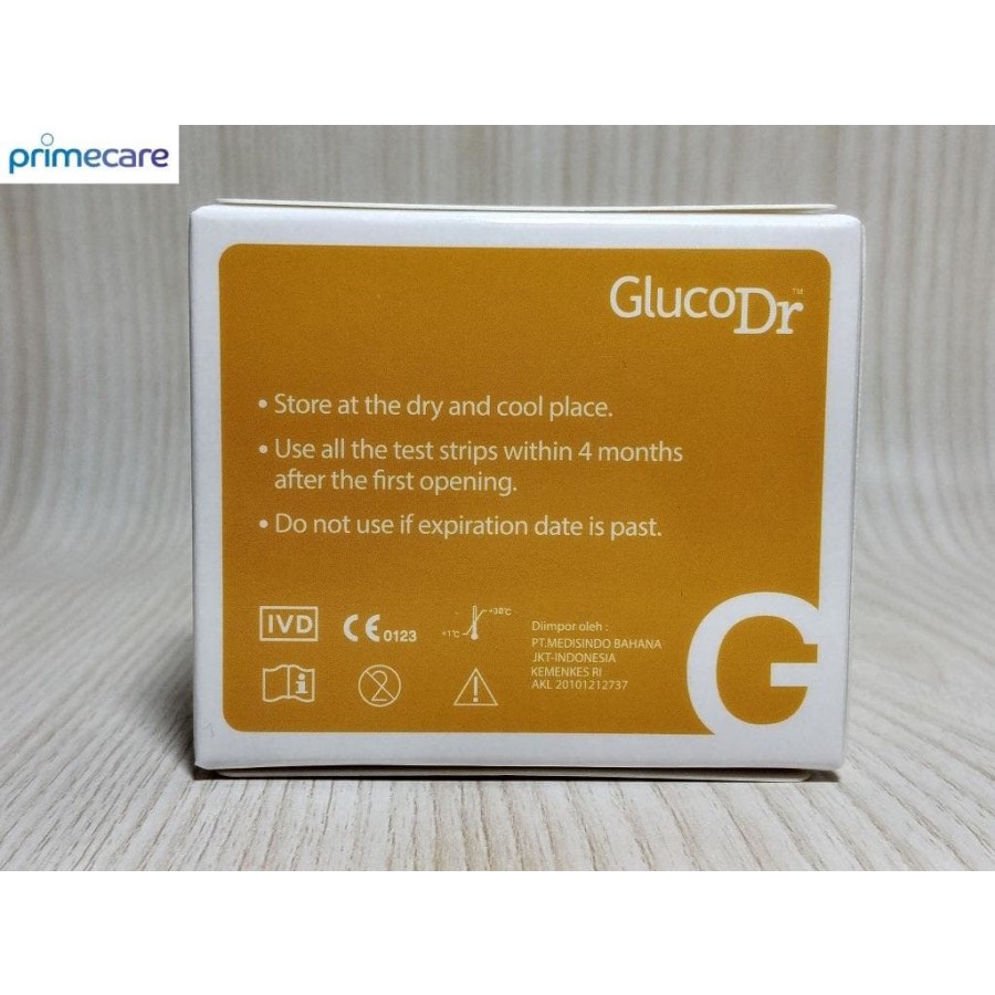 Strip GlucoDr. Strip Glucosa Gluco Dr .Stik Gluco Dr.  Refil Gula Darah Gluco Dr.