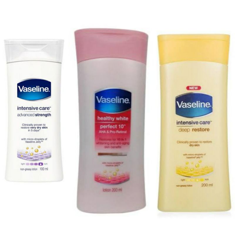 Body lotion vaseline 100ml&lt;~&gt;200ml all varian