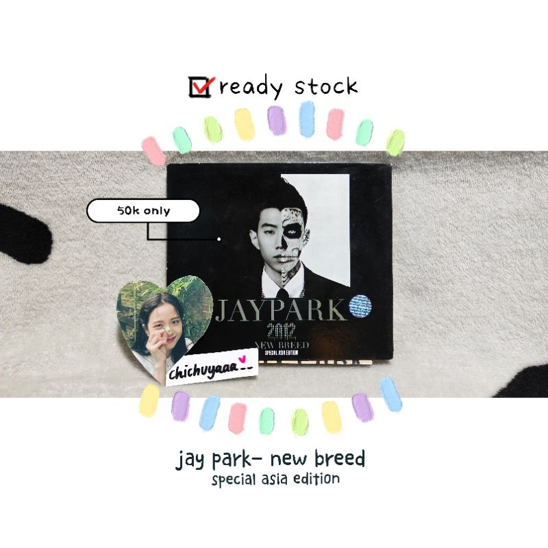 ♡PRELOVED♡ OFFICIAL CD JAY PARK - NEW BREED (SPECIAL ASIA EDITION)